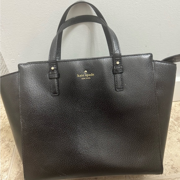 kate spade Handbags - Kate Spade Black Textured Tote